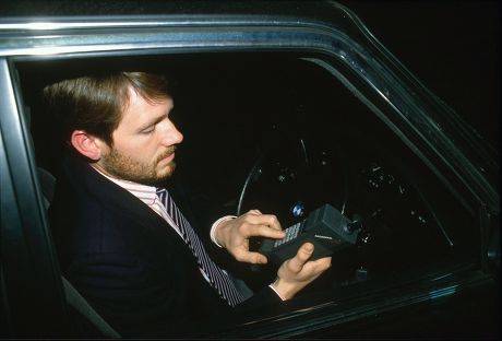 Yuppie with Mobile Phone 1988